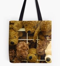 Cuddly Toys Behind Bars Tote Bag