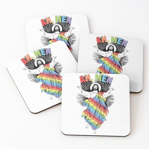 Item preview, Sacred Spectrum: Jesus and LGBTQ+ Unity Artwork designed and sold by Epic Design Trix.