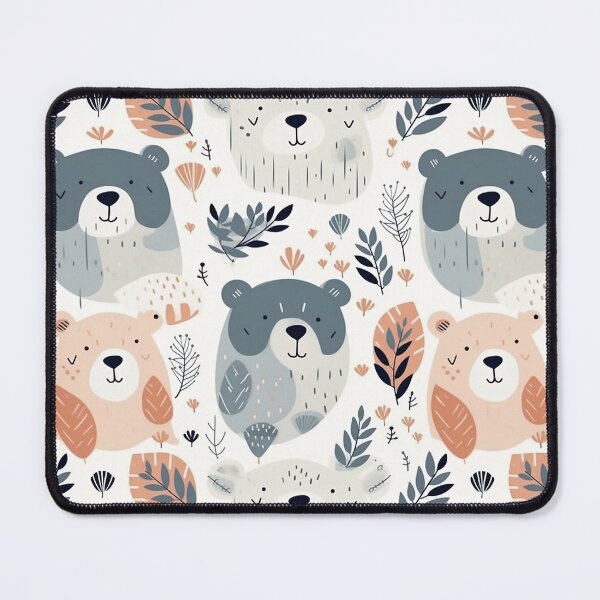 Item preview, Cute bear pattern designed and sold by Lexa Pix.