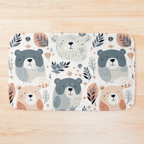 Item preview, Cute bear pattern designed and sold by Lexa Pix.