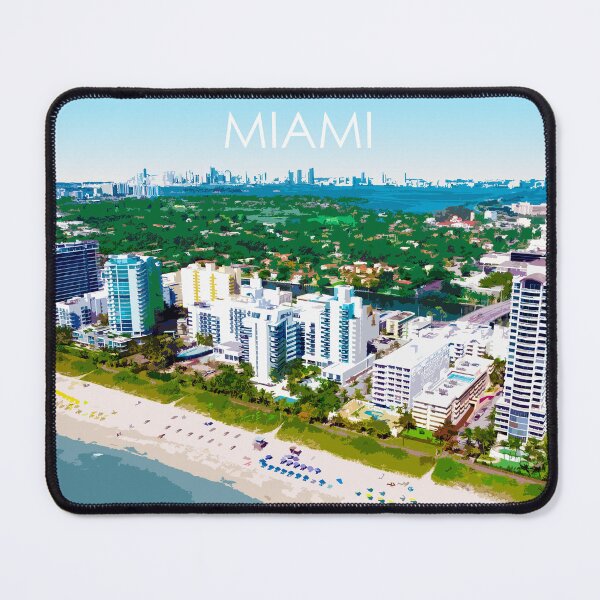Item preview, Miami, Florida, USA, Print designed and sold by summattodraw.