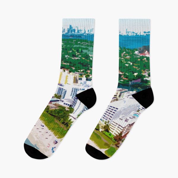 Item preview, Miami, Florida, USA, Print designed and sold by summattodraw.