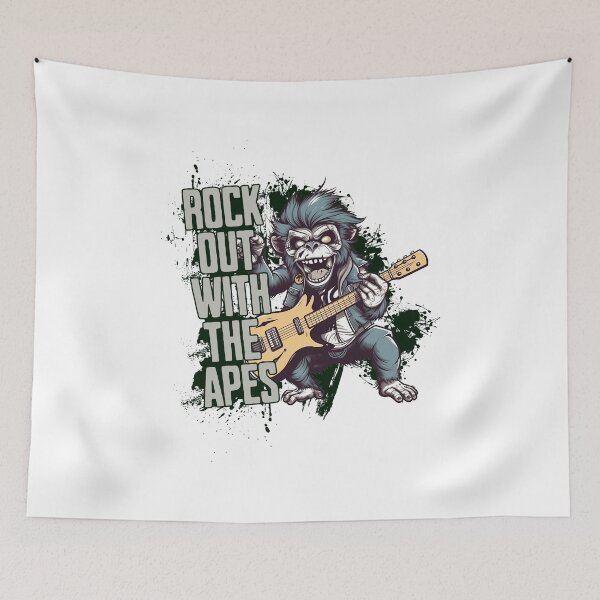 Item preview, Rock out with the apes designed and sold by hamishby.