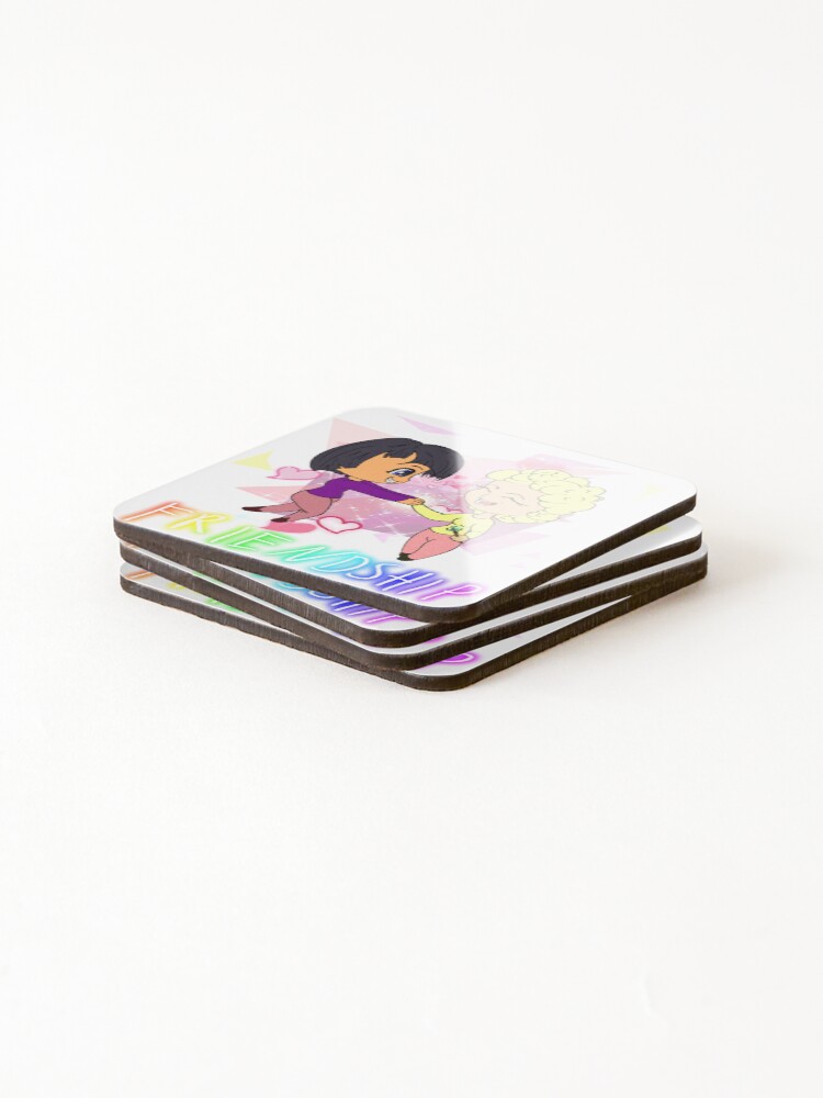 Thumbnail 4 of 5, Coasters (Set of 4), Friendship designed and sold by Infer-X.