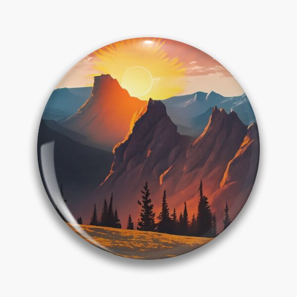 Item preview, Sunrise Red mountains designed and sold by melridger.
