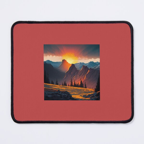 Item preview, Sunrise Red mountains designed and sold by melridger.