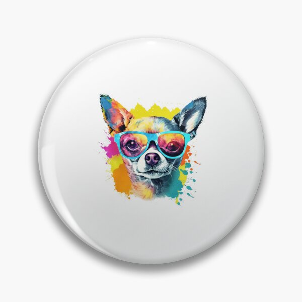 Item preview, Cute Abstract Dog Puppy wearing Glasses - Cute Dog Paint - Pet Lover print - Gift Idea - Abstract Art - ErSa Solutions designed and sold by ErSaSolutions.