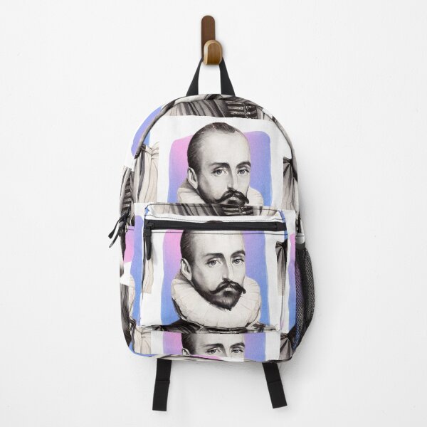 Item preview, French Philosopher Michel de Montaigne illustration  designed and sold by Litstoy.
