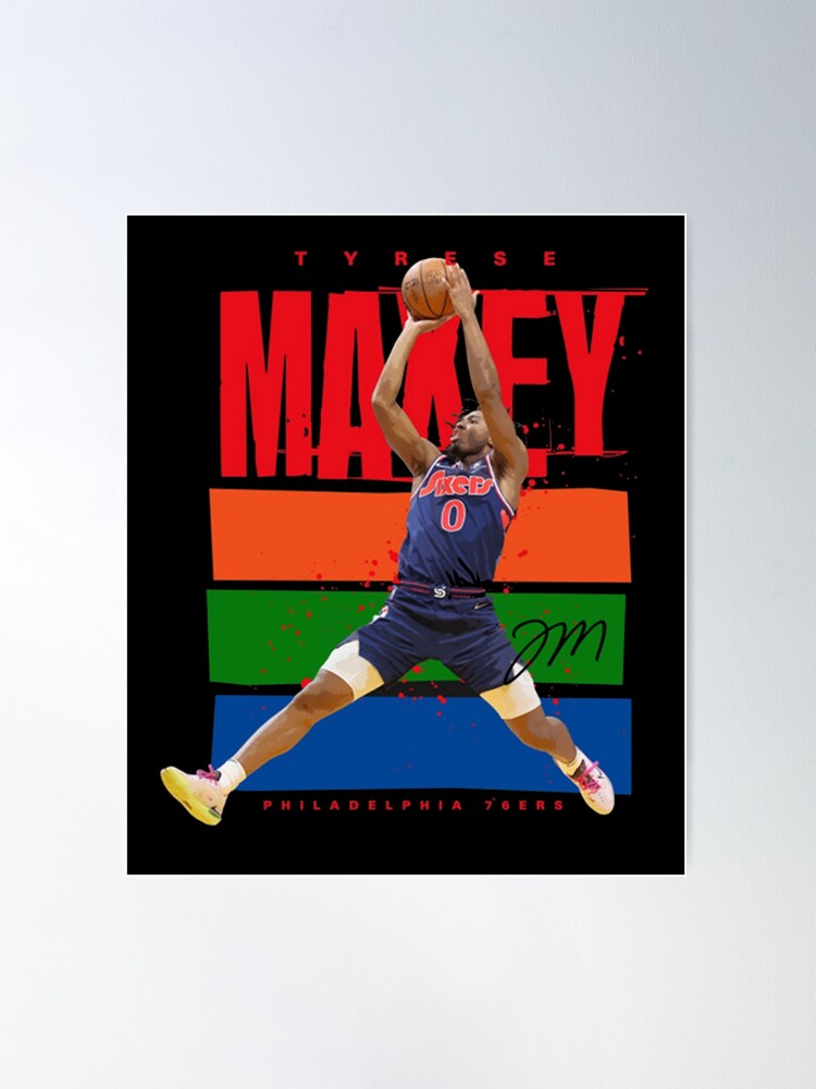 Tyrese Maxey Artwork Poster for Sale by vincedusty