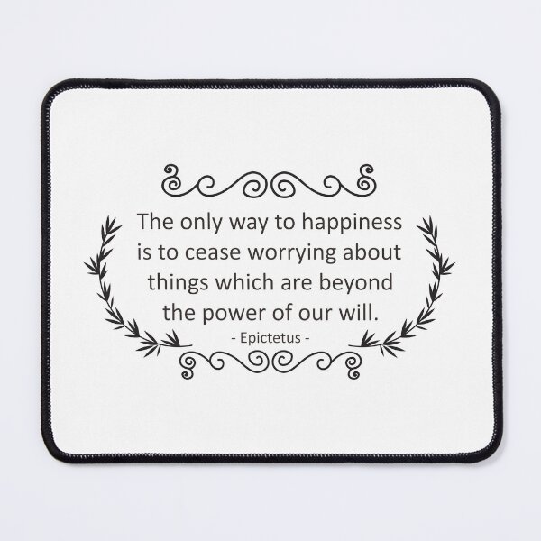Item preview, Quotes Daily Stoic Way to Happiness Epictetus designed and sold by artbibun.