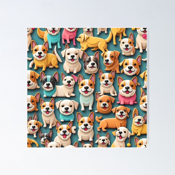 Item preview, Pattern of lovely dog 5 designed and sold by SpecialForceART.