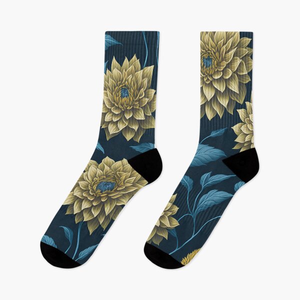 Item preview, Golden Dahlia: Radiant Floral Delight! designed and sold by MeowtifullyCute.