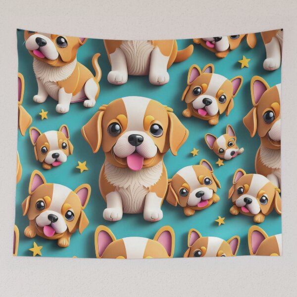 Artikelvorschau, Pattern of lovely dog 6 entworfen und verkauft von SpecialForceART.