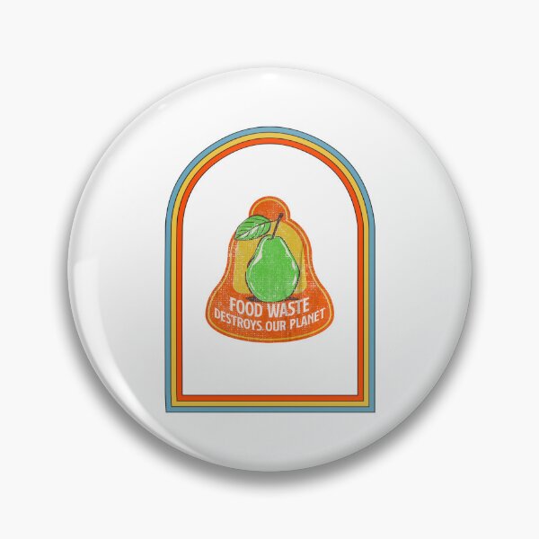 Item preview, Food Label - Food Waste Destroys Our Planet ~ Retro Environmental Food Label  designed and sold by haRexia.