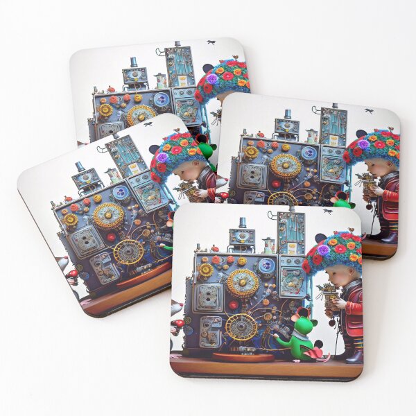 Item preview, Crazy engineer building the flower machine designed and sold by M-Y-A-R-T-.