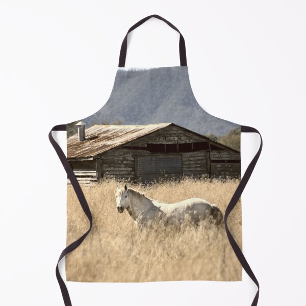 Item preview, COUNTRY SCENE WITH HORSE AND CABIN designed and sold by Barbara Jean Photo Art And Design.