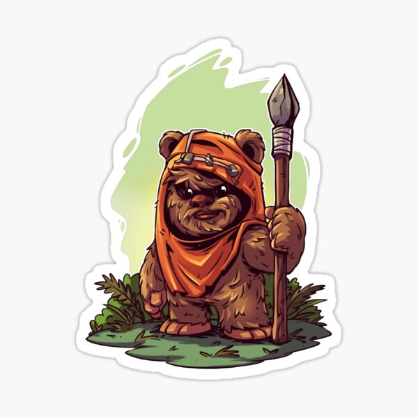 Vista previa del artículo con la obra «Ewok chibi», diseñado y vendido por maye-rrohr.