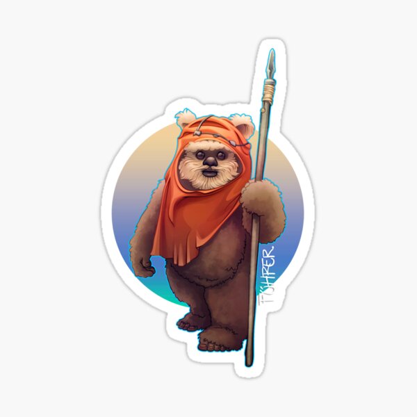 Vista previa del artículo con la obra «ewok», diseñado y vendido por maye-rrohr.