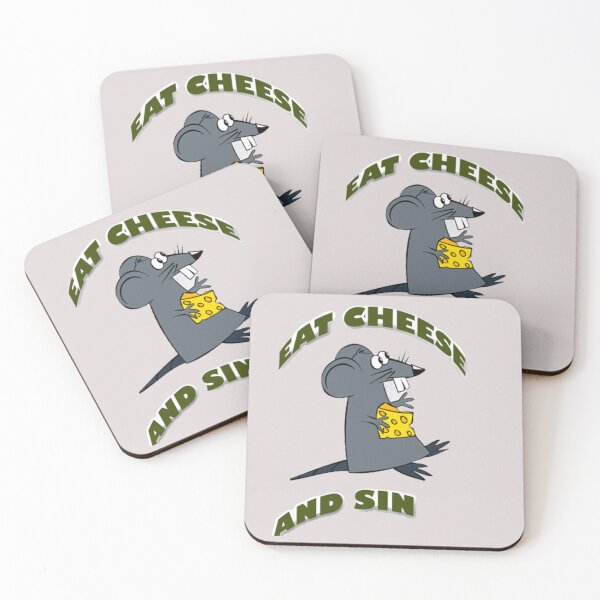 Item preview, Eat Cheese And Sin designed and sold by krishana3d.
