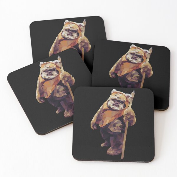 Item preview, Jittery Little Thing - Low Poly Ewok designed and sold by maye-rrohr.