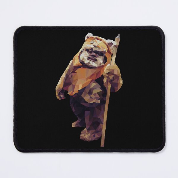 Item preview, Jittery Little Thing - Low Poly Ewok designed and sold by maye-rrohr.