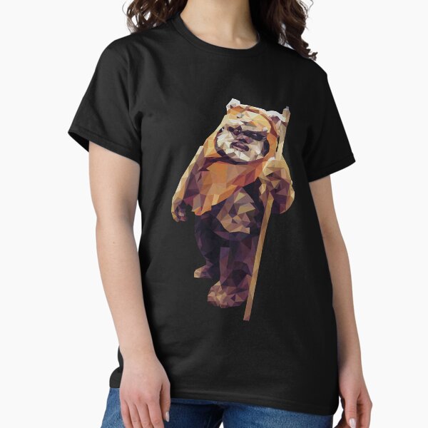 Vista previa del artículo con la obra «Cosita nerviosa - Low Poly Ewok», diseñado y vendido por maye-rrohr.
