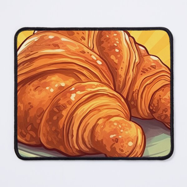 Item preview, Croissants on a plate designed and sold by abmkf.