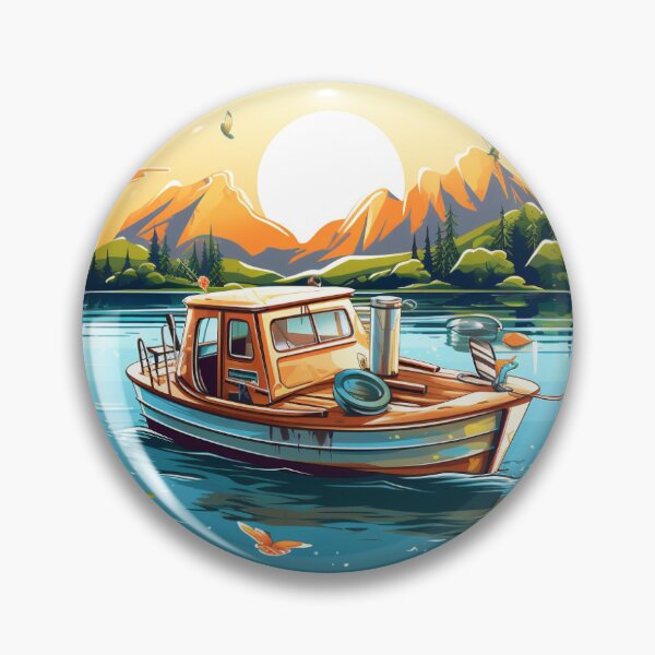 Item preview, Serene Boat designed and sold by TheMugRoomUS.