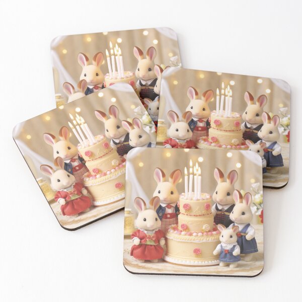 Item preview, Rabbit Family Birthday designed and sold by brosh.