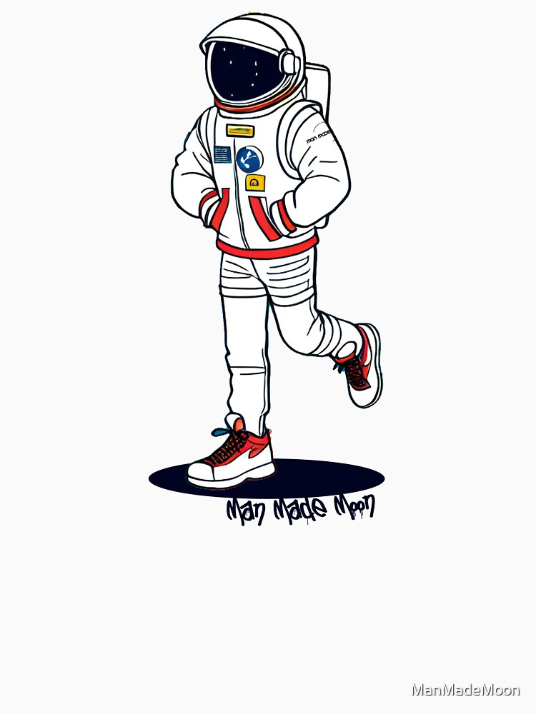 Thumbnail 7 of 7, Classic T-Shirt, Spaceman John designed and sold by ManMadeMoon.