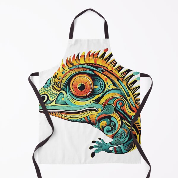 Item preview, Lizard digital art in a colorful pattern designed and sold by Adriano Carrideo.