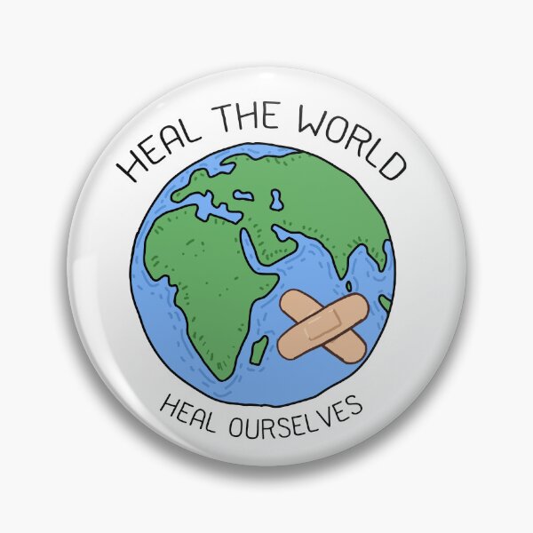 Item preview, heal the world heal ourselves designed and sold by jiamthings.