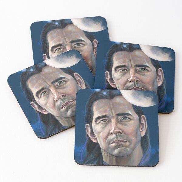 Item preview, Lee Pace Space Moon Painting designed and sold by AK-Hevonen.