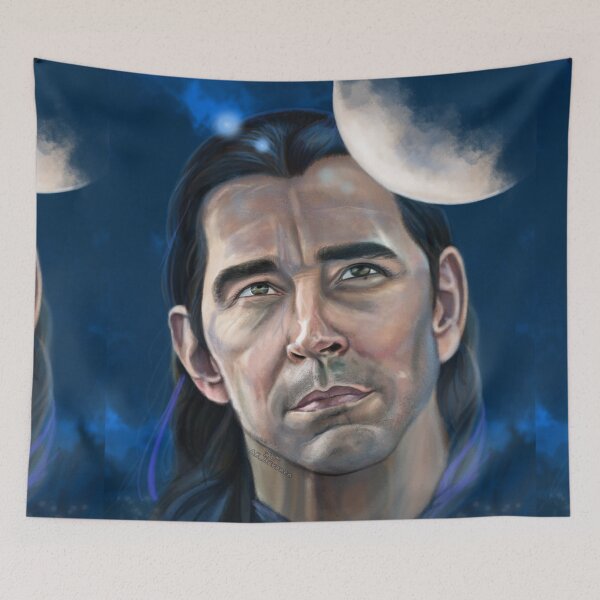 Item preview, Lee Pace Space Moon Painting designed and sold by AK-Hevonen.