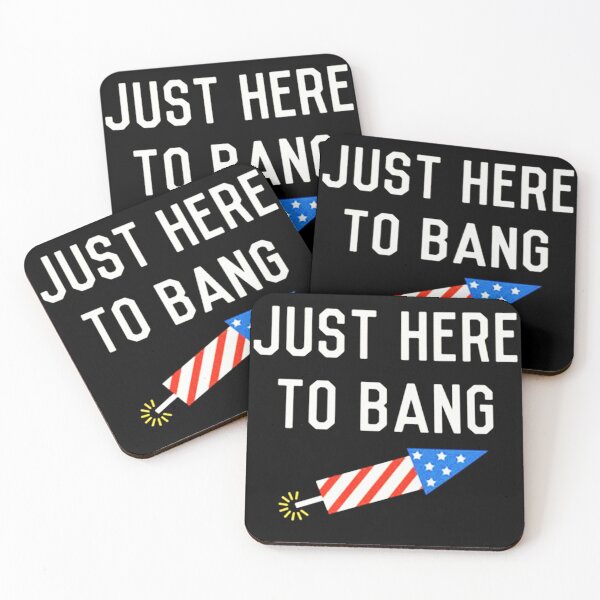 Item preview, Just Here To Bang designed and sold by erlanggadixie.