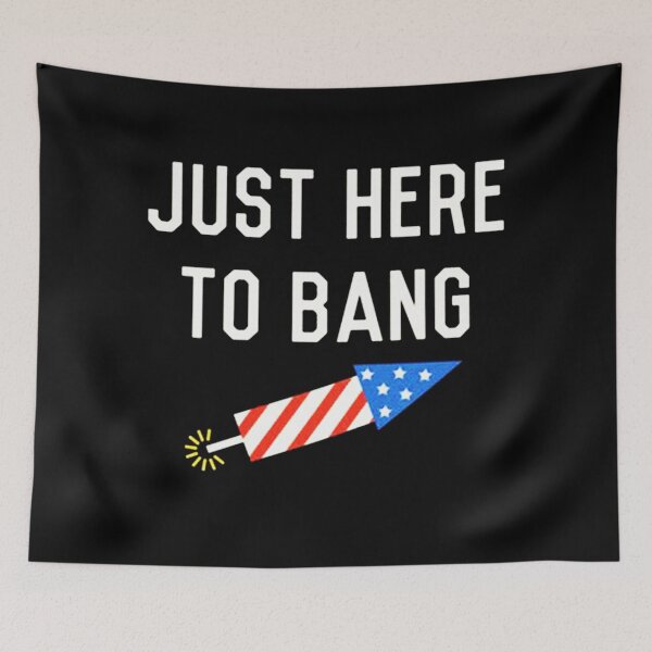 Item preview, Just Here To Bang designed and sold by erlanggadixie.