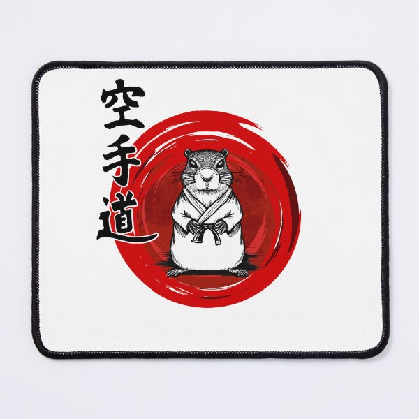 Item preview, Groundhog practicing katare with red background designed and sold by GroundhogMs.