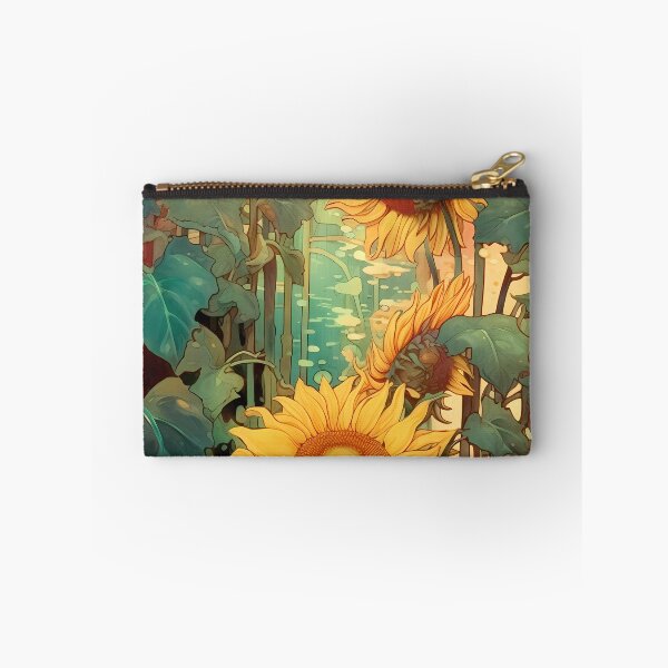 Item preview, artistic abstract sunflower 05 designed and sold by UnaWu533.
