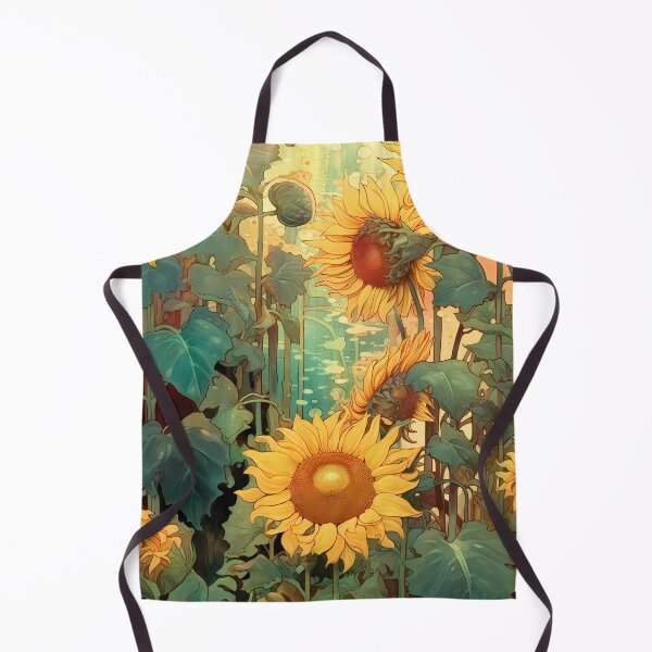 Item preview, artistic abstract sunflower 05 designed and sold by UnaWu533.