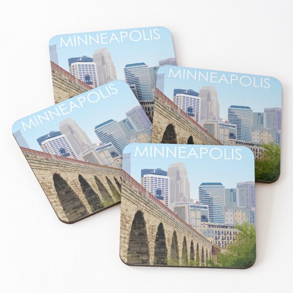 Artikelvorschau, Minneapolis, Minnesota, USA, Druck entworfen und verkauft von summattodraw.