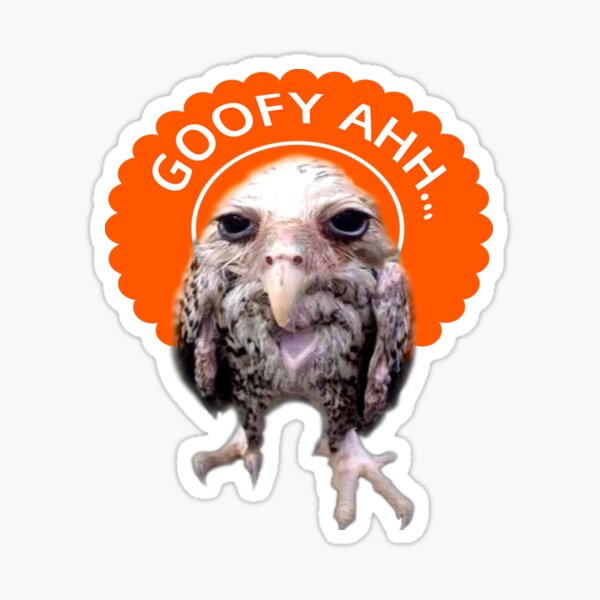 Goofy Opila Bird Sticker for Sale by snowblosm