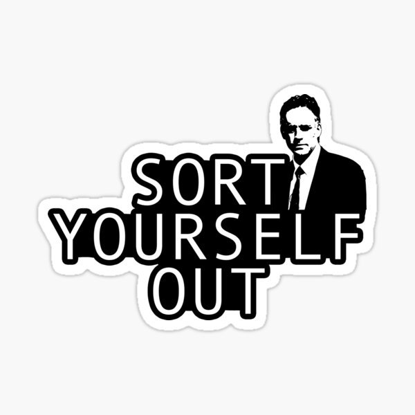 Sort Yourself Out. Peterson  Sticker