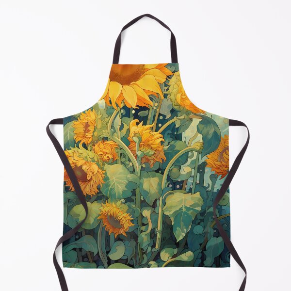 Item preview, artistic abstract sunflower 06 designed and sold by UnaWu533.