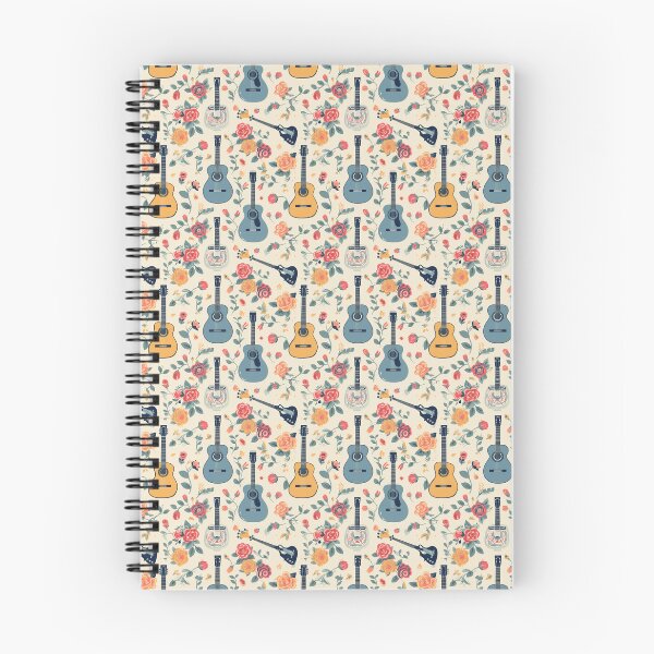 Item preview, Guitar and flowers in pastel 2 designed and sold by titur.
