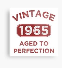 1965 Vintage Distressed Metal Print