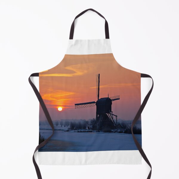 Item preview, Sunrise Kinderdijk in winter designed and sold by SkylineCity1.