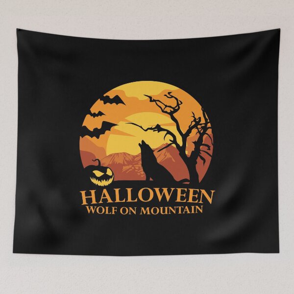 Item preview, The howl of a wolf in the dark, eerie forest designed and sold by quanlh.
