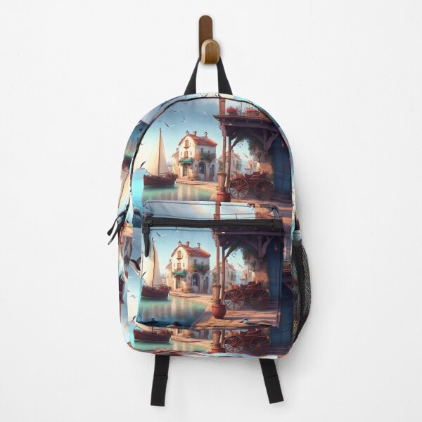 Item preview, Old village on the sea designed and sold by M-Y-A-R-T-.