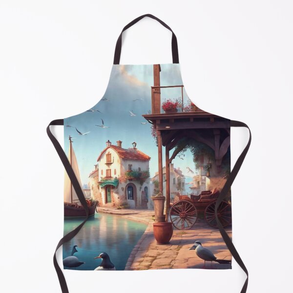 Item preview, Old village on the sea designed and sold by M-Y-A-R-T-.