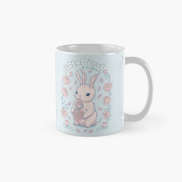 Item preview, Joyful Rabbit & Roses designed and sold by pigipeach.